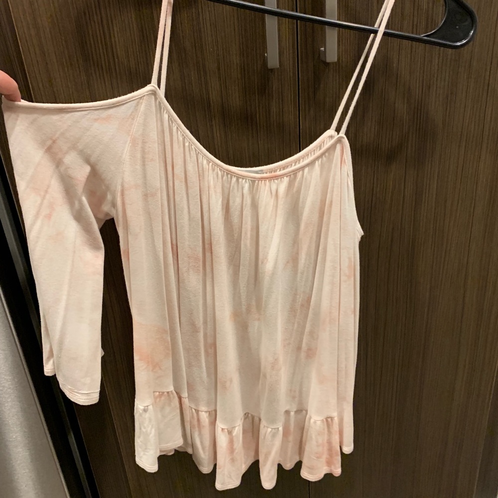 Pink Tie-Dye Top